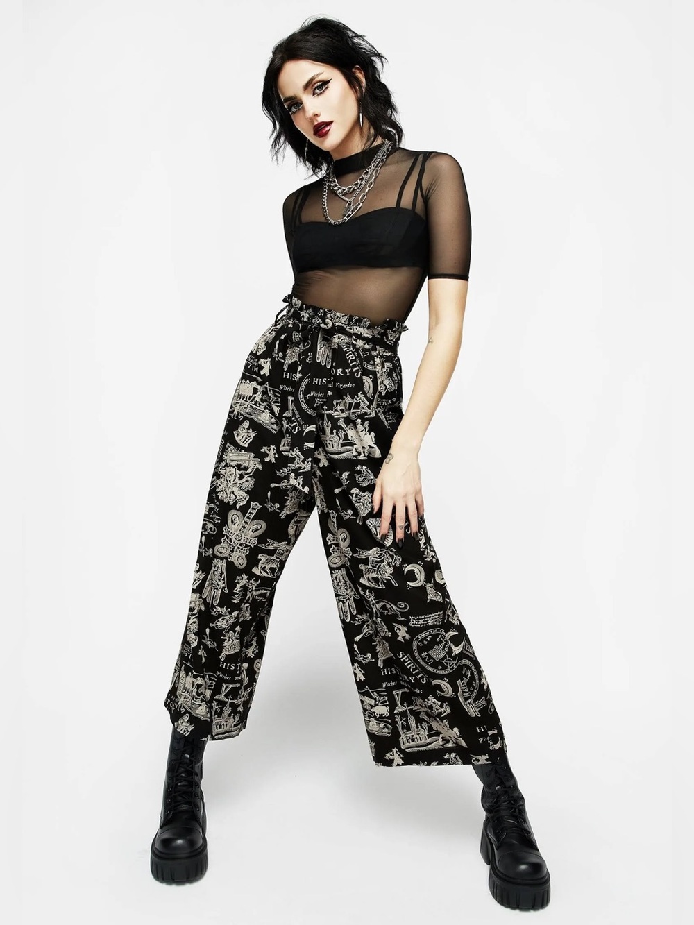 Disturbia Heresy Paperbag Trousers US 6 / UK 10